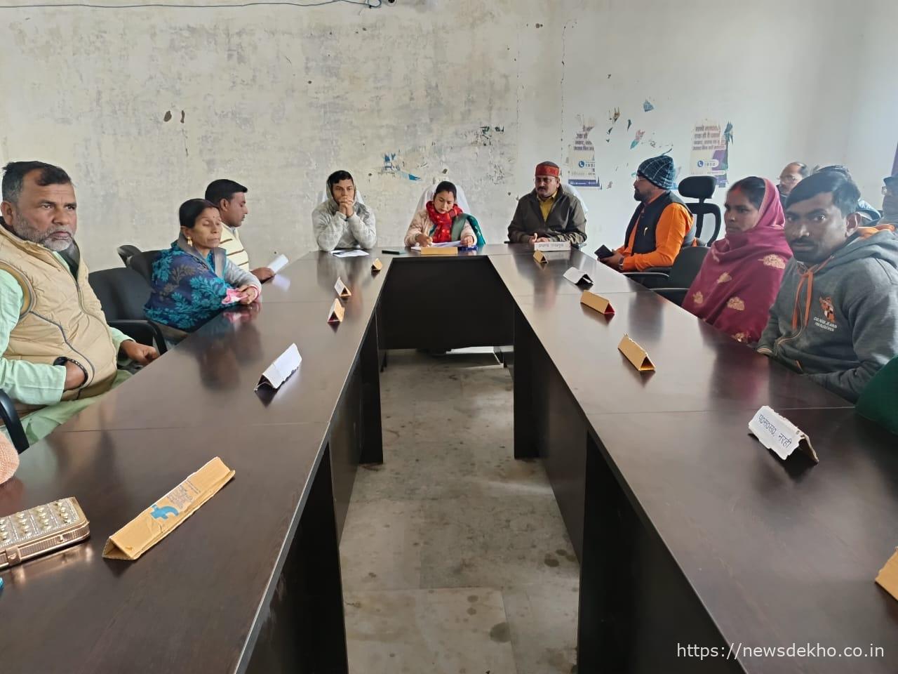 बीडीओ ने प्रखंड पंचायत समन्वय समिति का किया बैठक