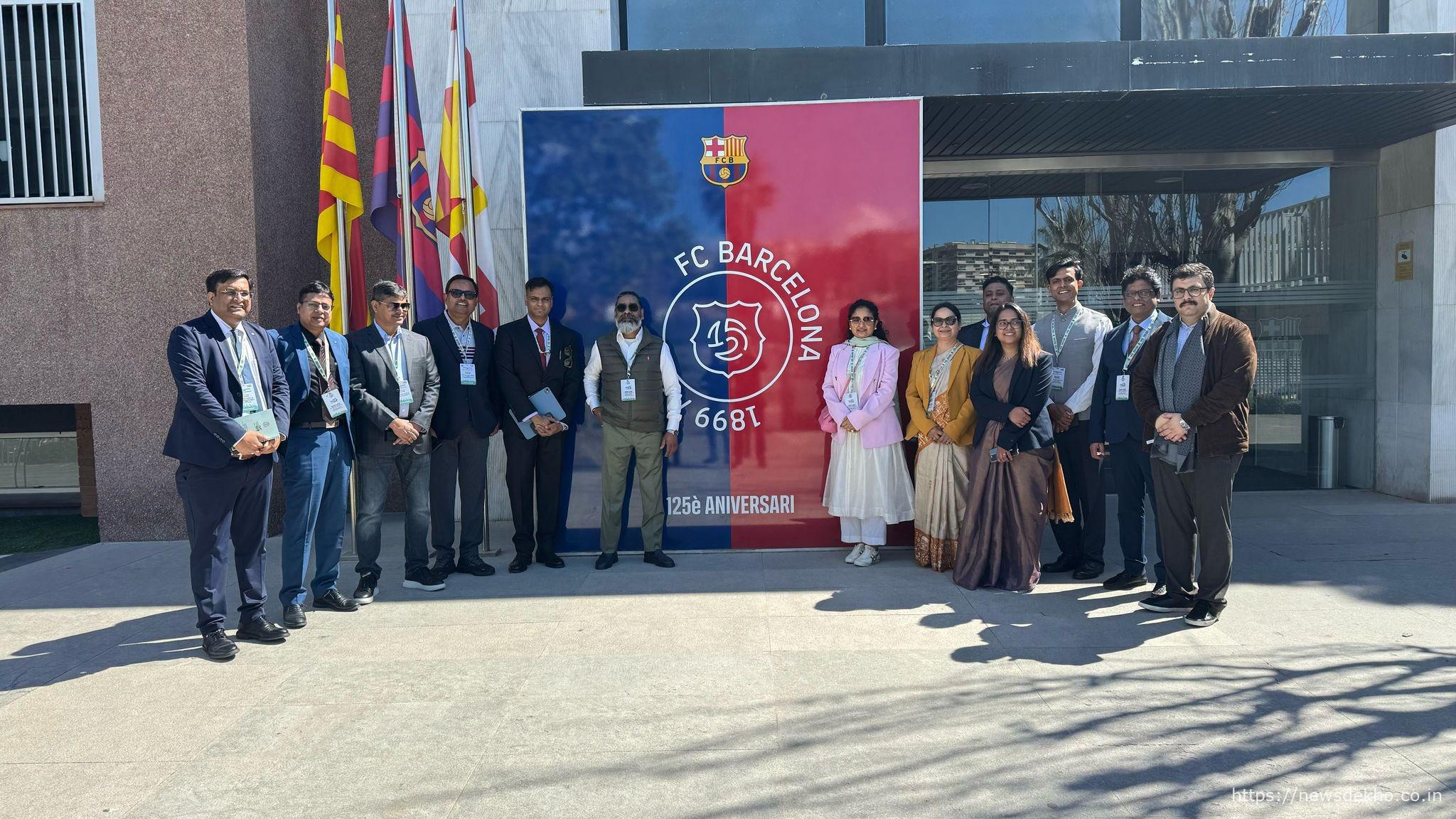 स्पेन में मुख्यमंत्री हेमंत सोरेन का बड़ा कदम, FC Barcelona से झारखंड में खेल साझेदारी की पहल