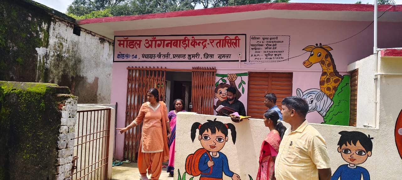 खेताली पंचायत का SDO निरीक्षण: बंद पाए गए आयुष्मान केंद्र पर जताई नाराज़गी