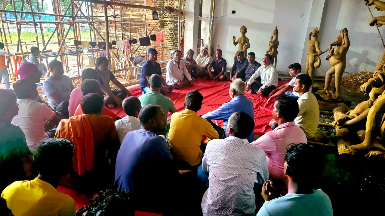 लाल किले की थीम पर बनेगा चंदवा का दुर्गा पूजा पंडाल: भव्य जतरा की तैयारी शुरू