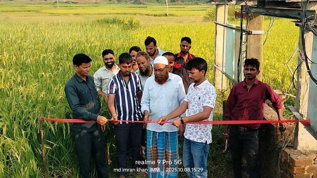मधवाडीह में नया 100 KVA ट्रांसफार्मर स्थापित, बिजली संकट से ग्रामीण हुए राहत