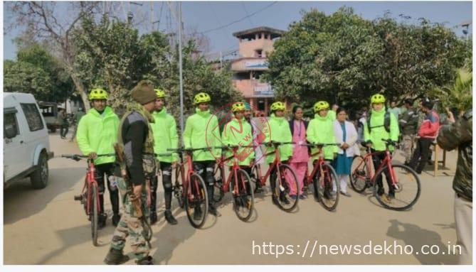 भगवान बिरसा मुंडा के नाम पर एनसीसी बिरसा मुंडा साइक्लोथॉन यात्रा का भव्य शुभारंभ, गुमला से दिल्ली तक जाएगा संदेश