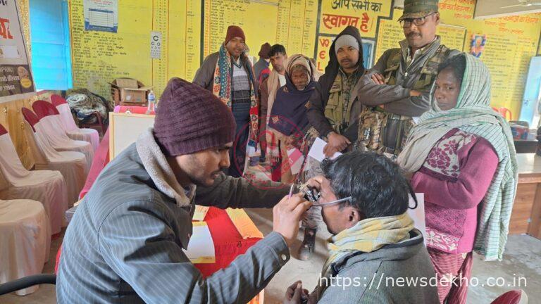 बनहरदी परियोजना की पहल से ग्रामीण स्वास्थ्य को मजबूती, 94 लोगों को मिला निःशुल्क नेत्र जांच व उपचार