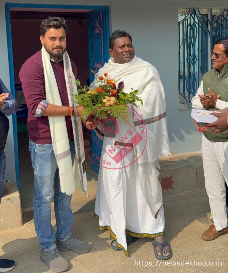 युवा कांग्रेस जिला अध्यक्ष अमित यादव का मंगरा में भव्य स्वागत, विधायक ने दी नेतृत्व के लिए शुभकामनाएं