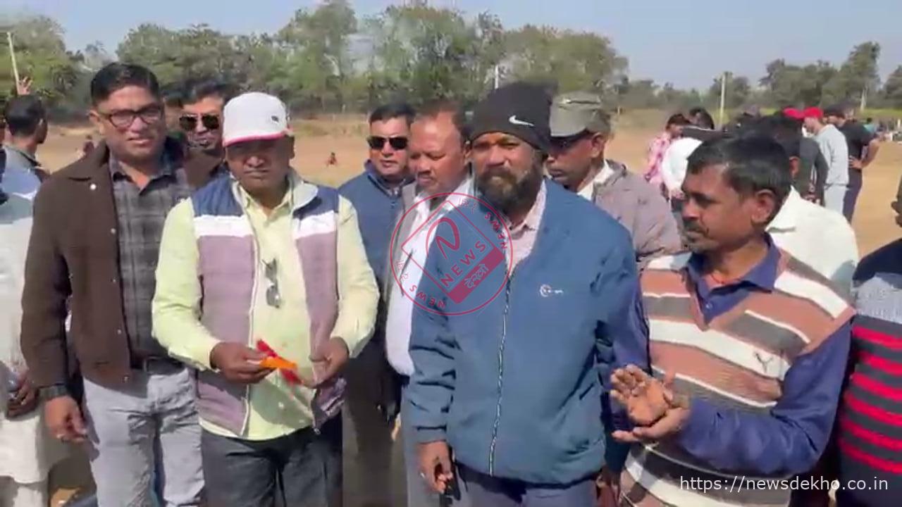 खेल से गांवों में भाईचारे की मजबूत नींव, राजपुर में साहु क्रिकेट टूर्नामेंट का भव्य उद्घाटन