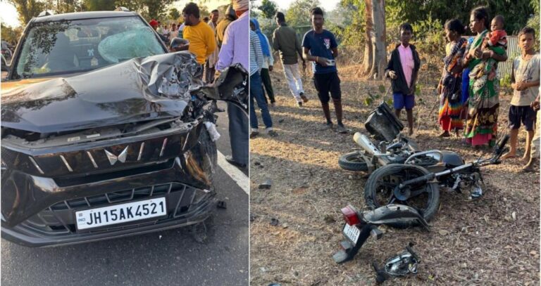 मधुबन मोड़ के पास कार और बाइक की आमने-सामने टक्कर में 25 वर्षीय युवक की मौत, चालक फरार