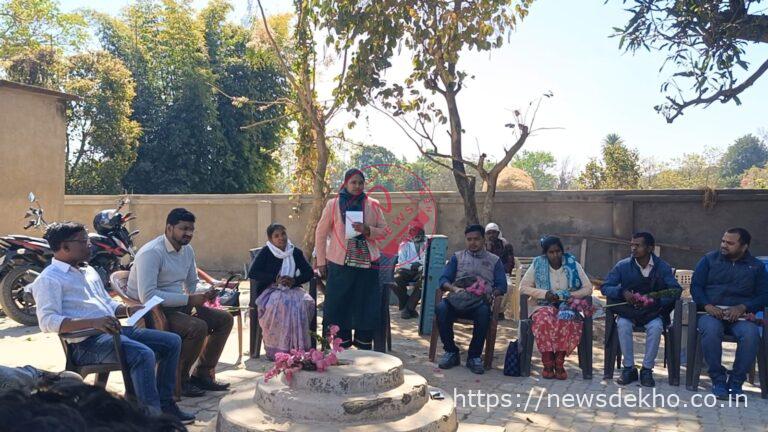 मँझगांव पंचायत सहायता केंद्र का छिछवानी क्लस्टर प्रतिनिधियों ने किया भ्रमण