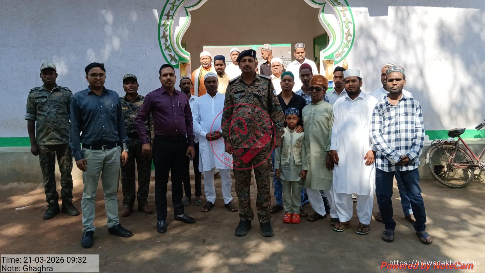 घाघरा प्रखंड में भाईचारे और सौहार्द के साथ मनाया गया ईद-उल-फितर का पर्व