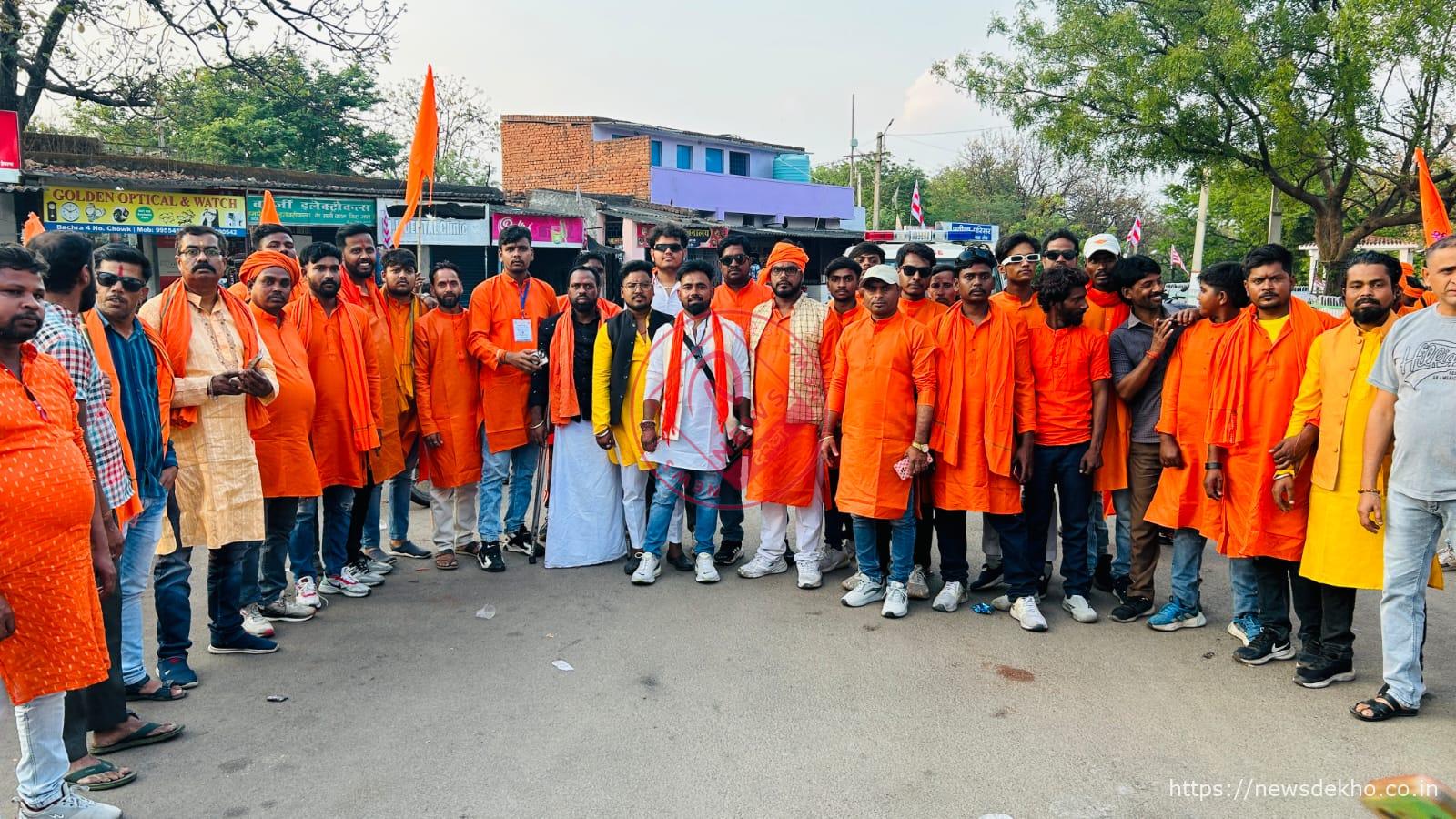 खलारी में पहाड़ी मंदिर से निकली भव्य बाइक शोभा यात्रा, जयकारों से गूंजा पूरा नगर