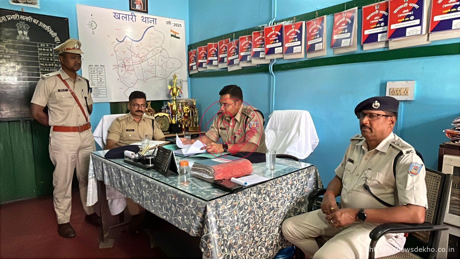 खलारी में पुलिस व्यवस्था का वार्षिक आकलन, एसएसपी राकेश रंजन ने किया डीएसपी कार्यालय और थाना निरीक्षण