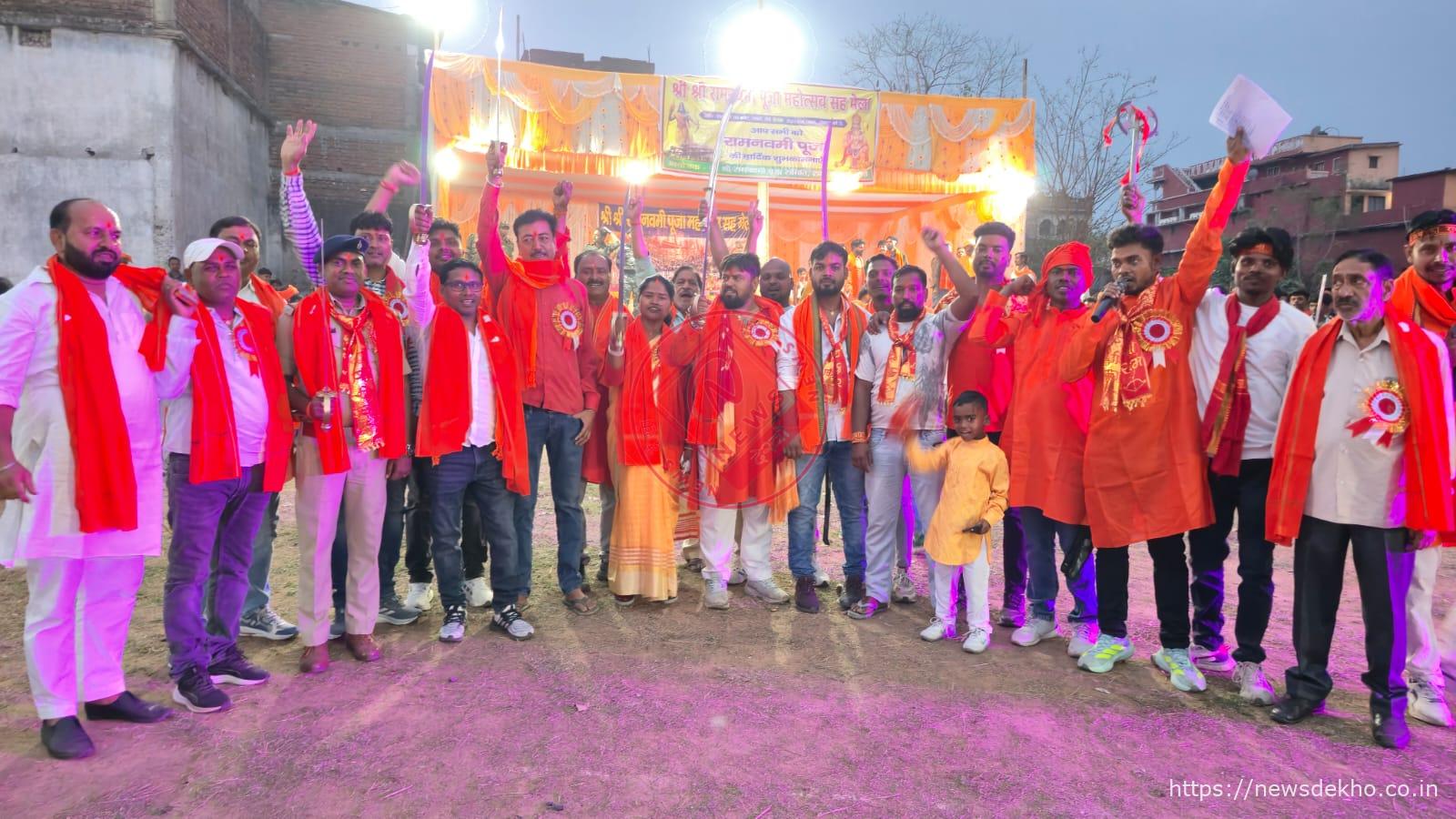 राय बाजार में रामनवमी मेला और लाठी खेल प्रतियोगिता में उमड़ा जनसैलाब भक्ति और कौशल का अनूठा संगम