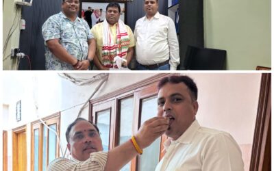 सिमडेगा में भाजपा संगठन को मजबूती की तैयारी, नवनियुक्त जिला महामंत्री रवि गुप्ता ने लिया आशीर्वाद