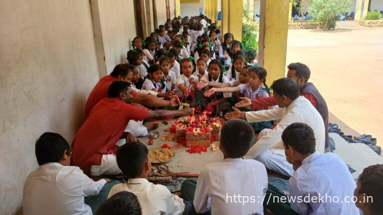 लचरागढ़ के विवेकानंद शिशु विद्या मंदिर में वैदिक हवन के साथ नए सत्र की शुरुआत, संस्कारों से गूंजा परिसर