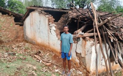 बांकी पंचायत में जंगली हाथी का आतंक: दो घर तोड़े, ग्रामीणों में दहशत