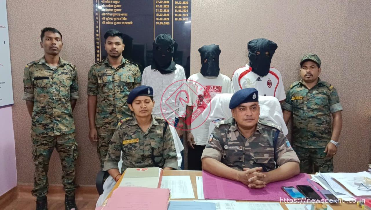 गुमला में सामूहिक दुष्कर्म मामले का खुलासा, 24 घंटे में तीन आरोपी गिरफ्तार, दो बाइक जब्त