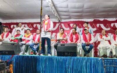 उंटारी रोड के मलवरिया में मां भगवती दुर्गा मंदिर स्थापना दिवस पर भव्य सांस्कृतिक आयोजन, जुटी बड़ी भीड़