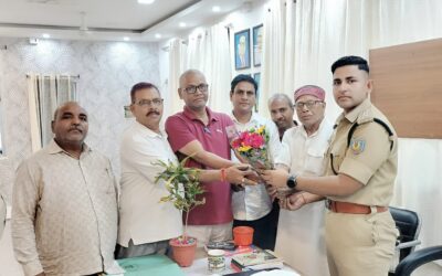 हुसैनाबाद में भाजपा प्रतिनिधिमंडल ने नए एसडीपीओ से की मुलाकात, कानून व्यवस्था सुधार पर दिया जोर