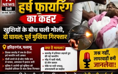 तिलक समारोह में चली गोली से मची अफरा-तफरी, हर्ष फायरिंग में दो घायल पूर्व मुखिया गिरफ्तार