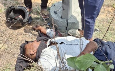 नौगढ़ा तोलरा सड़क हादसे में होमगार्ड जवान की मौत, बिजली पोल से टकराई अनियंत्रित बाइक