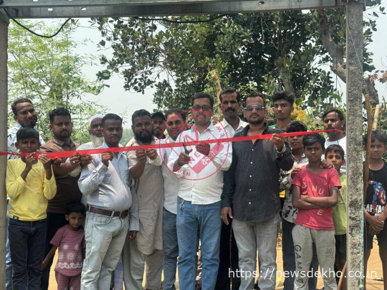 प्रेमटांड़ में जला ट्रांसफार्मर बदला गया, 63 केवीए ट्रांसफार्मर के उद्घाटन से ग्रामीणों को मिली राहत