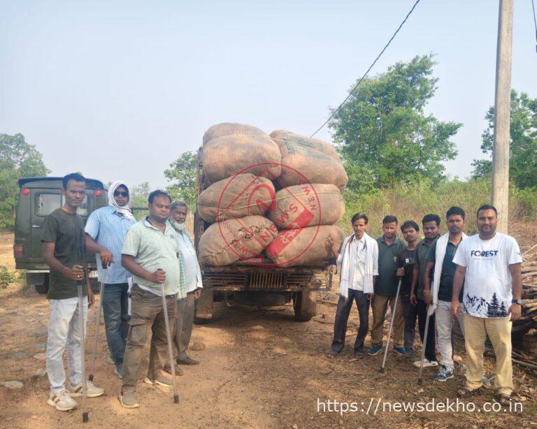 पलामू टाइगर रिजर्व की बड़ी कार्रवाई: अवैध बीड़ी पत्ता के 77 बोरे जब्त वन अपराधों पर कसा शिकंजा