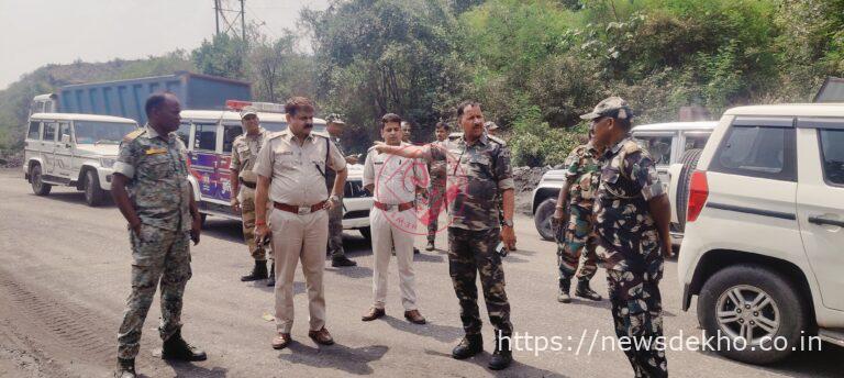 चतरा सीमा क्षेत्र में पुलिस का बड़ा सुरक्षा अभियान: वाहनों की जांच और संदिग्ध गतिविधियों पर कड़ी नजर